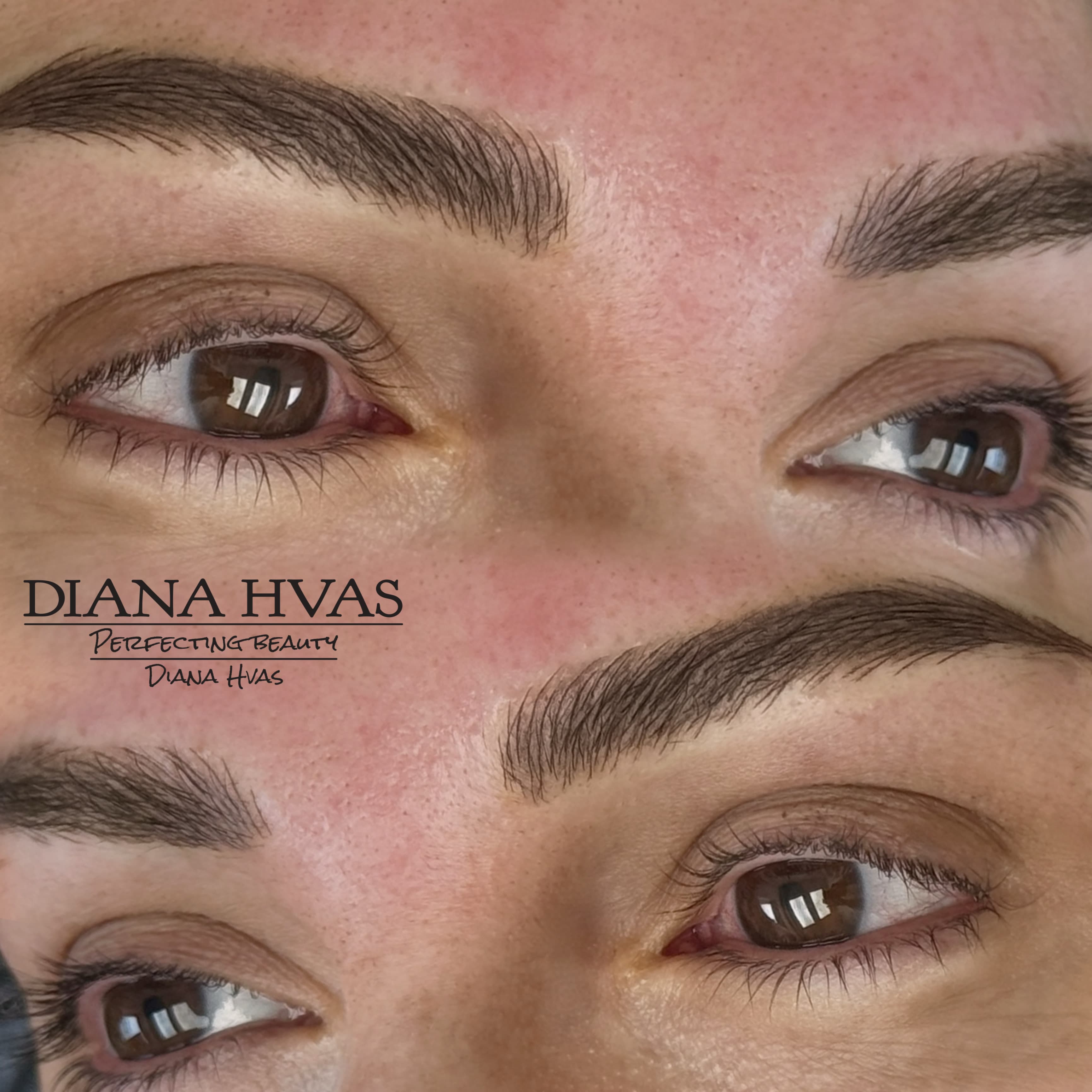 Microblading før og efter resultat 1