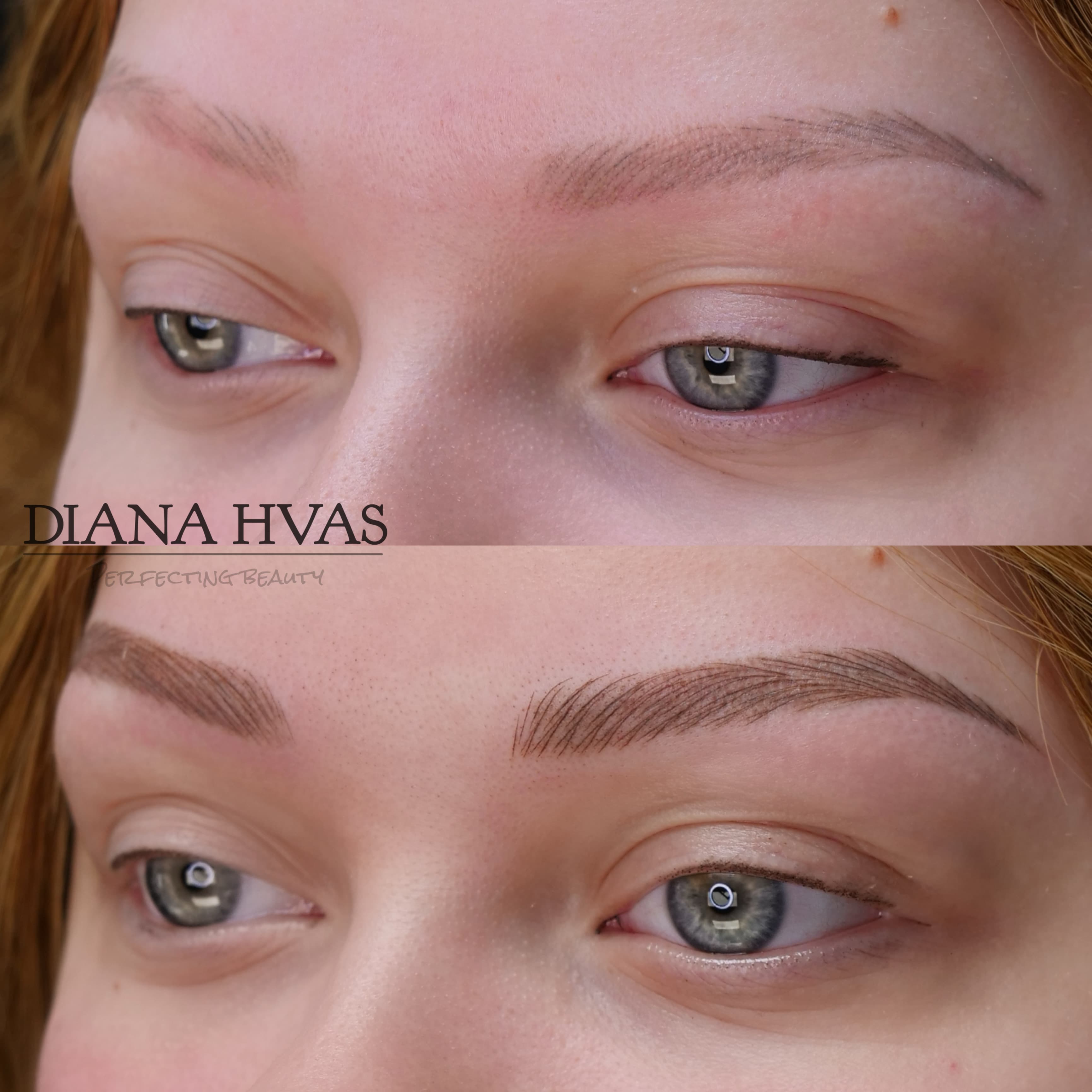 Microblading før og efter resultat 4