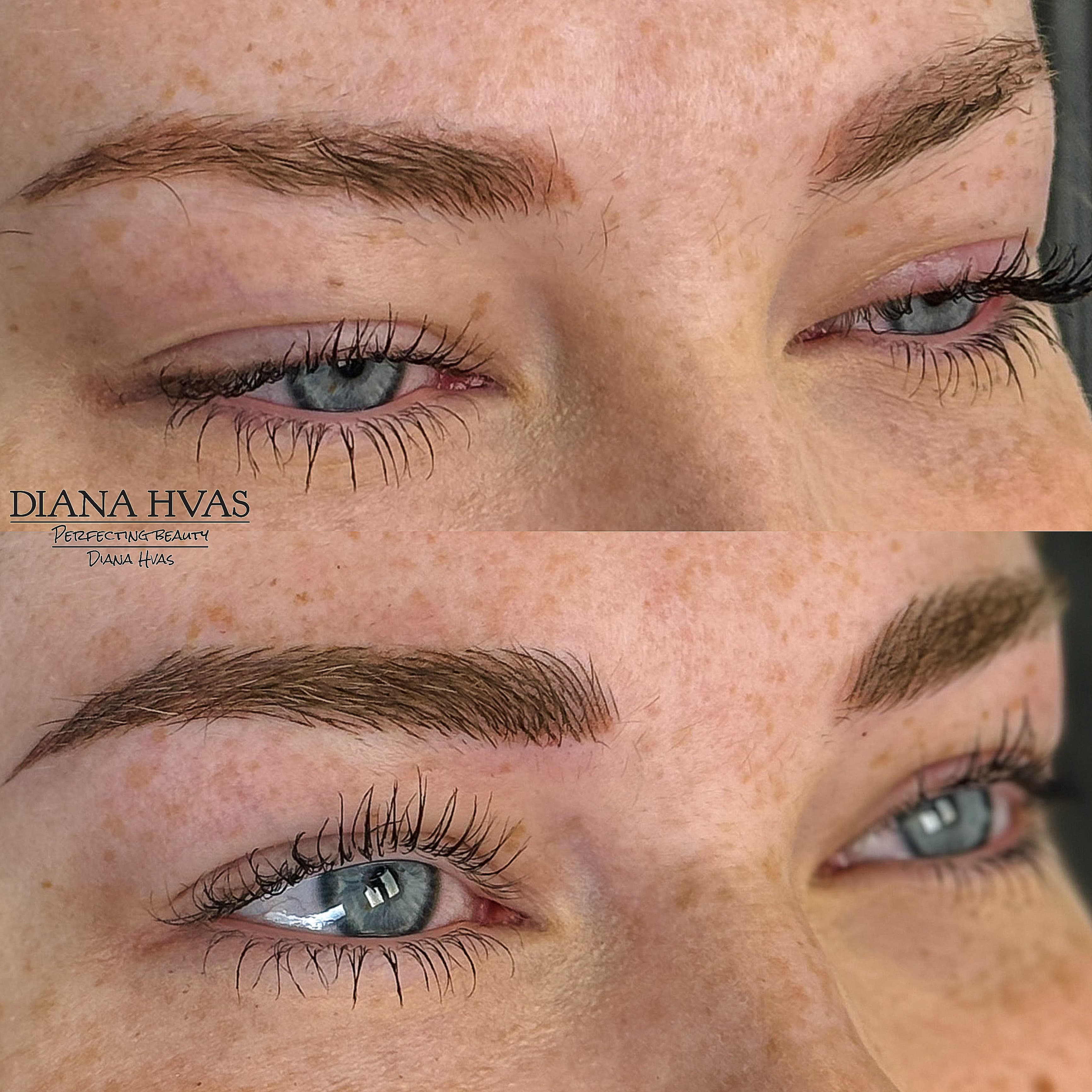 Microblading før og efter resultat 13